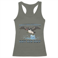 Minnesota Loon Salt The Streets Get Ice Out Racerback Tank Top
