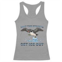 Minnesota Loon Salt The Streets Get Ice Out Racerback Tank Top