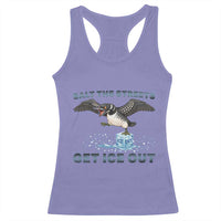 Minnesota Loon Salt The Streets Get Ice Out Racerback Tank Top