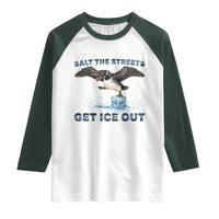 Minnesota Loon Salt The Streets Get Ice Out Raglan Shirt