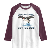 Minnesota Loon Salt The Streets Get Ice Out Raglan Shirt