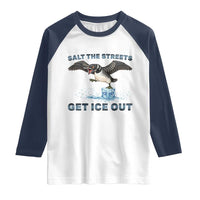 Minnesota Loon Salt The Streets Get Ice Out Raglan Shirt