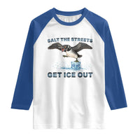 Minnesota Loon Salt The Streets Get Ice Out Raglan Shirt