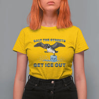 Minnesota Loon Salt The Streets Get Ice Out T Shirt For Women