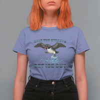 Minnesota Loon Salt The Streets Get Ice Out T Shirt For Women