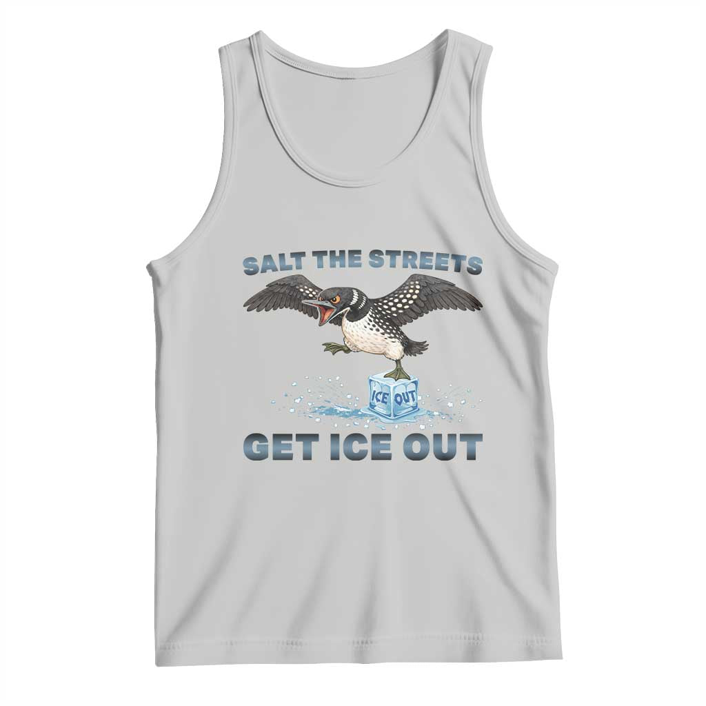 Minnesota Loon Salt The Streets Get Ice Out Tank Top