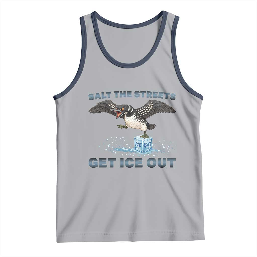Minnesota Loon Salt The Streets Get Ice Out Tank Top