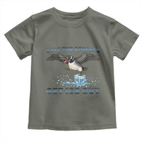 Minnesota Loon Salt The Streets Get Ice Out Toddler T Shirt