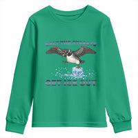 Minnesota Loon Salt The Streets Get Ice Out Youth Sweatshirt