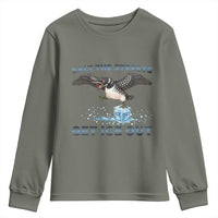 Minnesota Loon Salt The Streets Get Ice Out Youth Sweatshirt