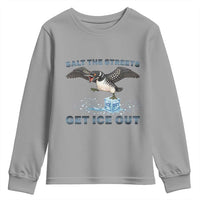 Minnesota Loon Salt The Streets Get Ice Out Youth Sweatshirt