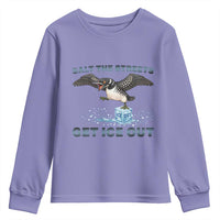 Minnesota Loon Salt The Streets Get Ice Out Youth Sweatshirt