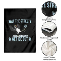 Salt The Streets Get Ice Out Garden Flag Resist Minneapolis Political