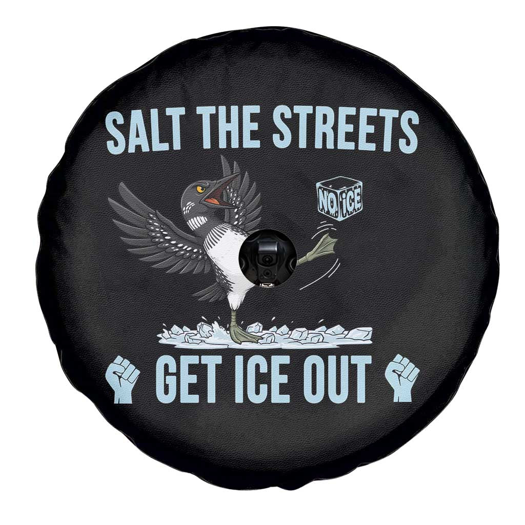 Salt The Streets Get Ice Out Spare Tire Cover Resist Minneapolis Political