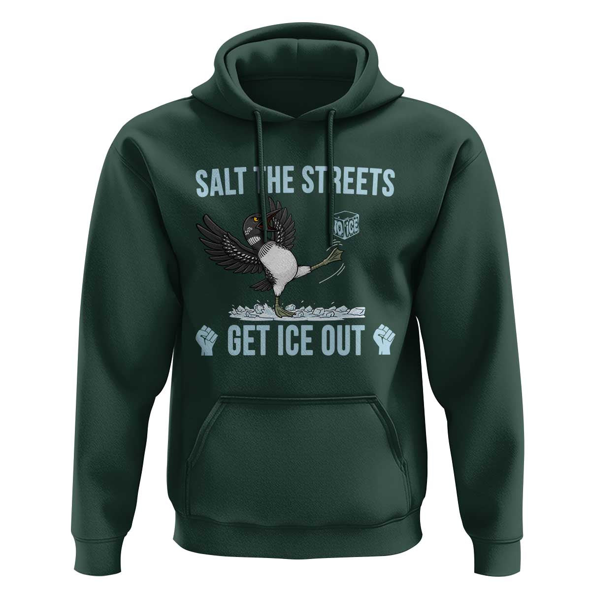Salt The Streets Get Ice Out Hoodie Resist Minneapolis Political