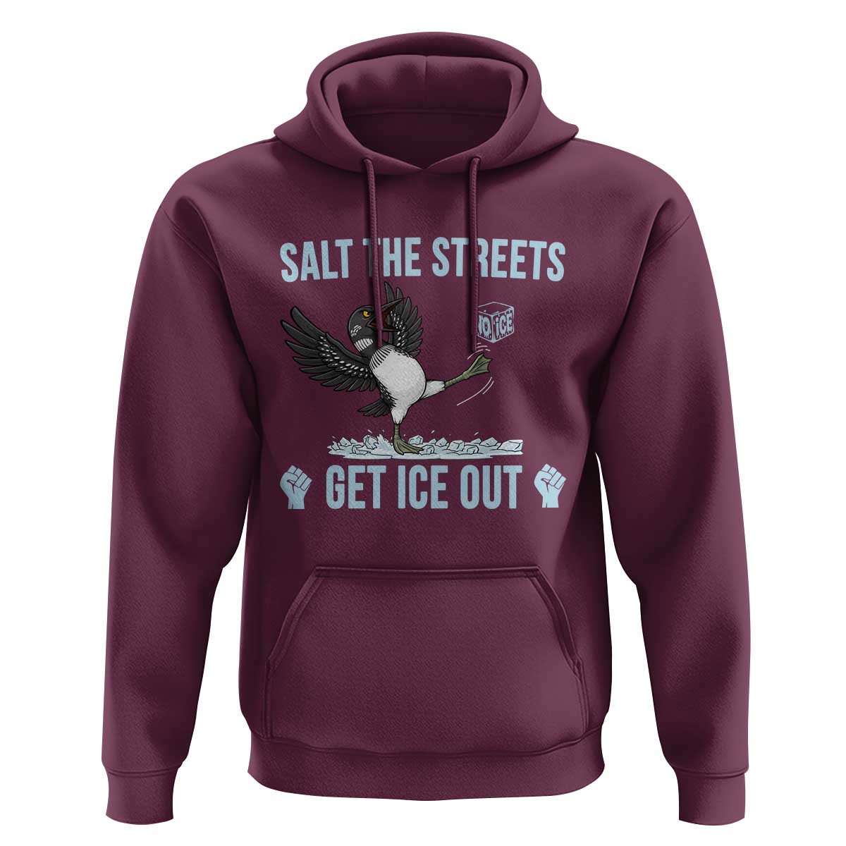 Salt The Streets Get Ice Out Hoodie Resist Minneapolis Political