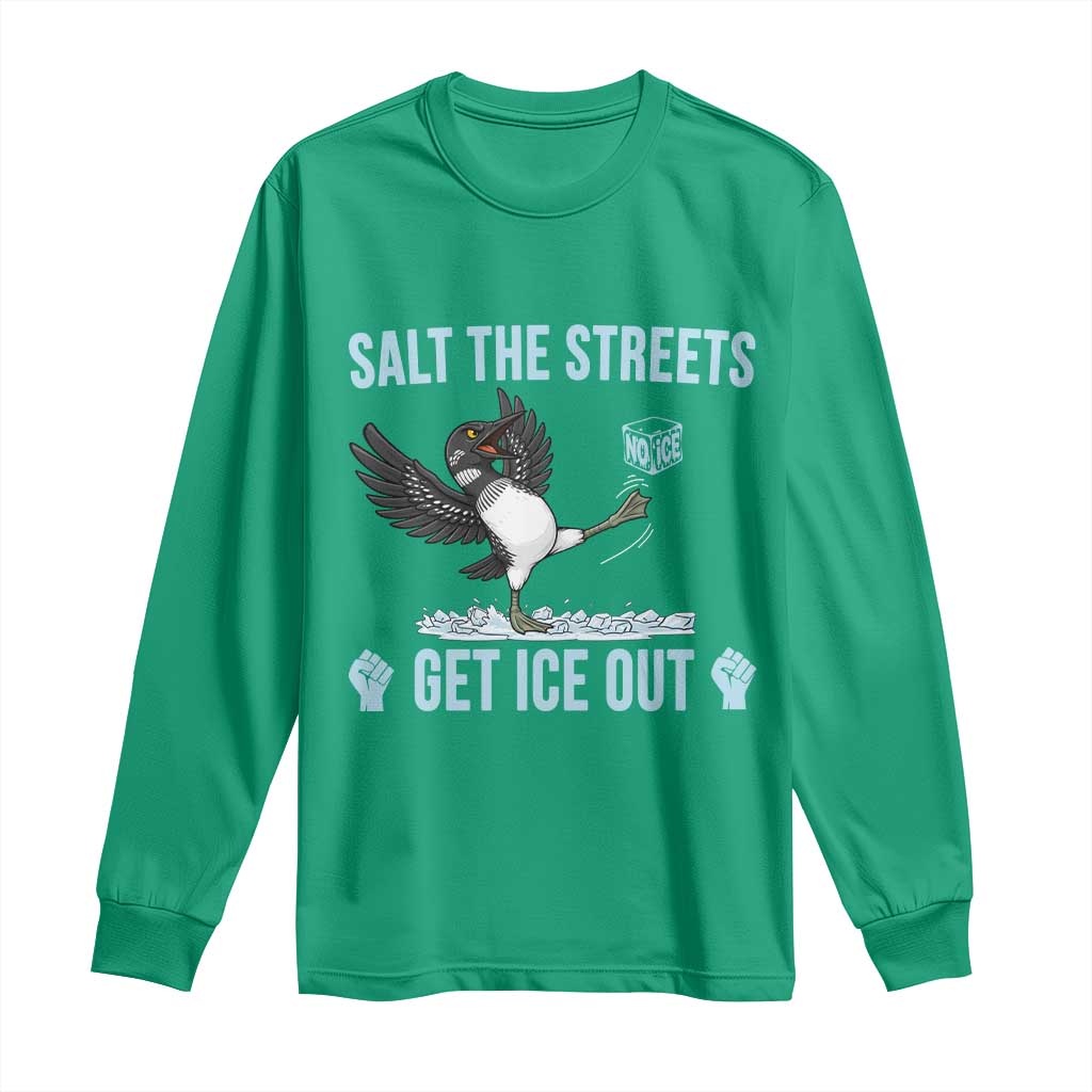 Salt The Streets Get Ice Out Long Sleeve Shirt Resist Minneapolis Political