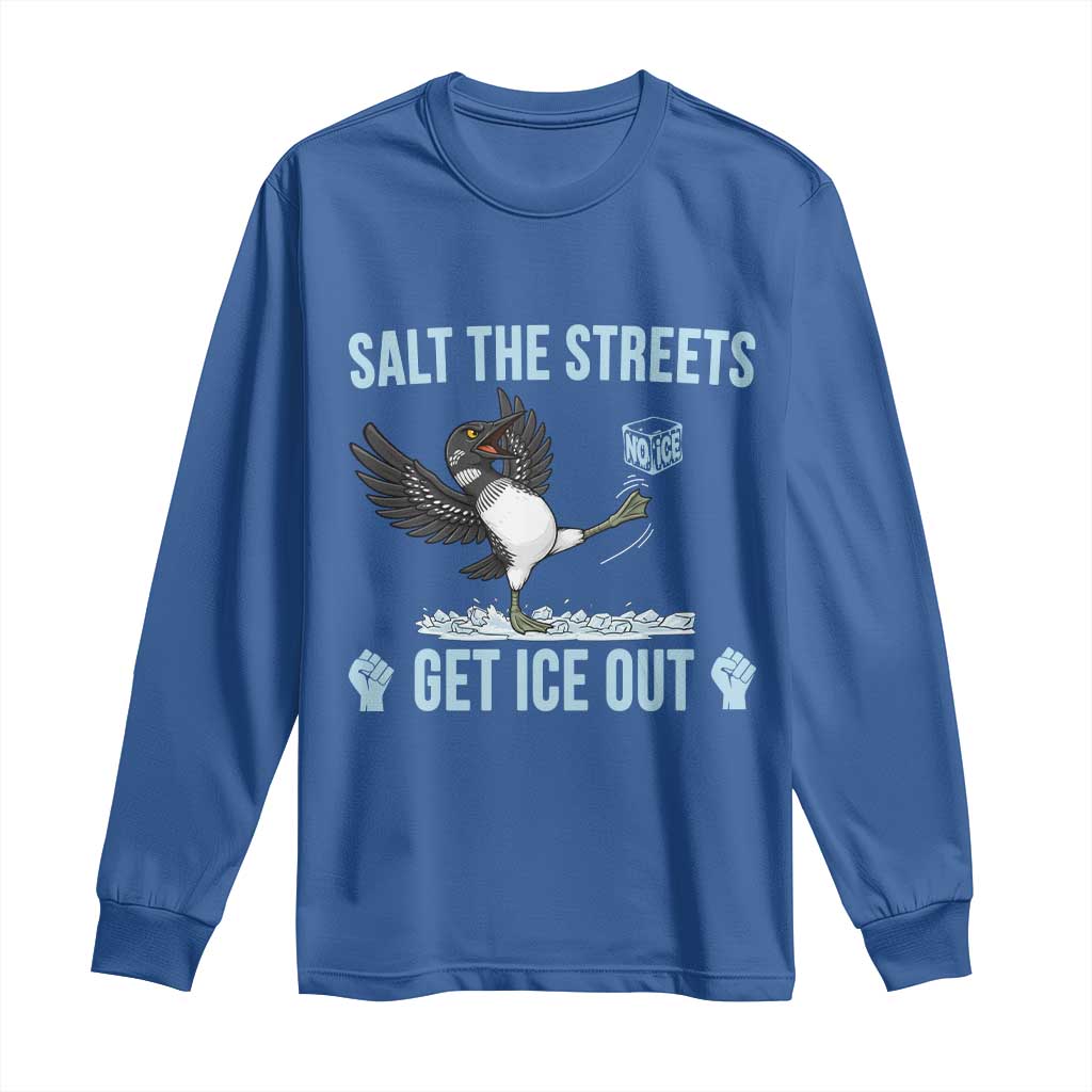 Salt The Streets Get Ice Out Long Sleeve Shirt Resist Minneapolis Political