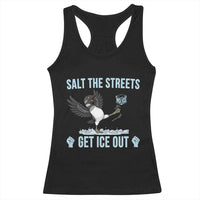 Salt The Streets Get Ice Out Racerback Tank Top Resist Minneapolis Political