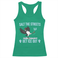 Salt The Streets Get Ice Out Racerback Tank Top Resist Minneapolis Political