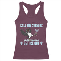Salt The Streets Get Ice Out Racerback Tank Top Resist Minneapolis Political