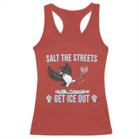 Salt The Streets Get Ice Out Racerback Tank Top Resist Minneapolis Political
