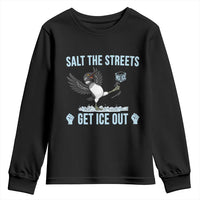 Salt The Streets Get Ice Out Youth Sweatshirt Resist Minneapolis Political
