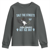 Salt The Streets Get Ice Out Youth Sweatshirt Resist Minneapolis Political