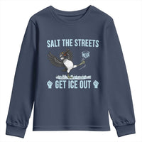 Salt The Streets Get Ice Out Youth Sweatshirt Resist Minneapolis Political