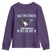 Salt The Streets Get Ice Out Youth Sweatshirt Resist Minneapolis Political