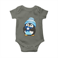 MN Strong Cute Penguin Baby Onesie Minnesota State Pride Gift