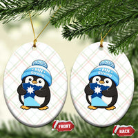 MN Strong Cute Penguin Ceramic Ornament Minnesota State Pride Gift
