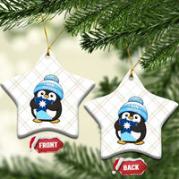 MN Strong Cute Penguin Ceramic Ornament Minnesota State Pride Gift