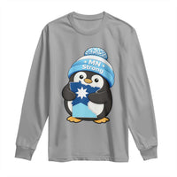 MN Strong Cute Penguin Long Sleeve Shirt Minnesota State Pride Gift