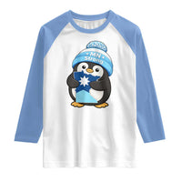 MN Strong Cute Penguin Raglan Shirt Minnesota State Pride Gift