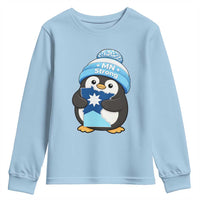 MN Strong Cute Penguin Youth Sweatshirt Minnesota State Pride Gift