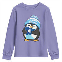 MN Strong Cute Penguin Youth Sweatshirt Minnesota State Pride Gift