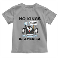 Funny Penguin Protest Toddler T Shirt No Kings In America