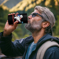 Abolish Ice 4 in 1 Can Cooler Tumbler Funny Polar Bear Kicking Crown