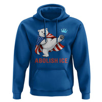 Abolish Ice Hoodie Funny Polar Bear Kicking Crown