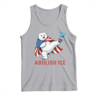 Abolish Ice Tank Top Funny Polar Bear Kicking Crown