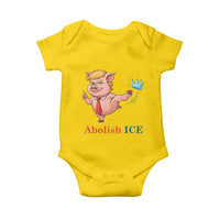 Protest Pig Kicking Icy Crown Baby Onesie Political Humor Gift