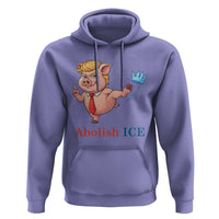Protest Pig Kicking Icy Crown Hoodie Political Humor Gift