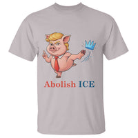 Protest Pig Kicking Icy Crown T Shirt Political Humor Gift
