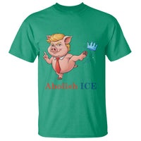 Protest Pig Kicking Icy Crown T Shirt Political Humor Gift