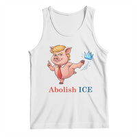 Protest Pig Kicking Icy Crown Tank Top Political Humor Gift