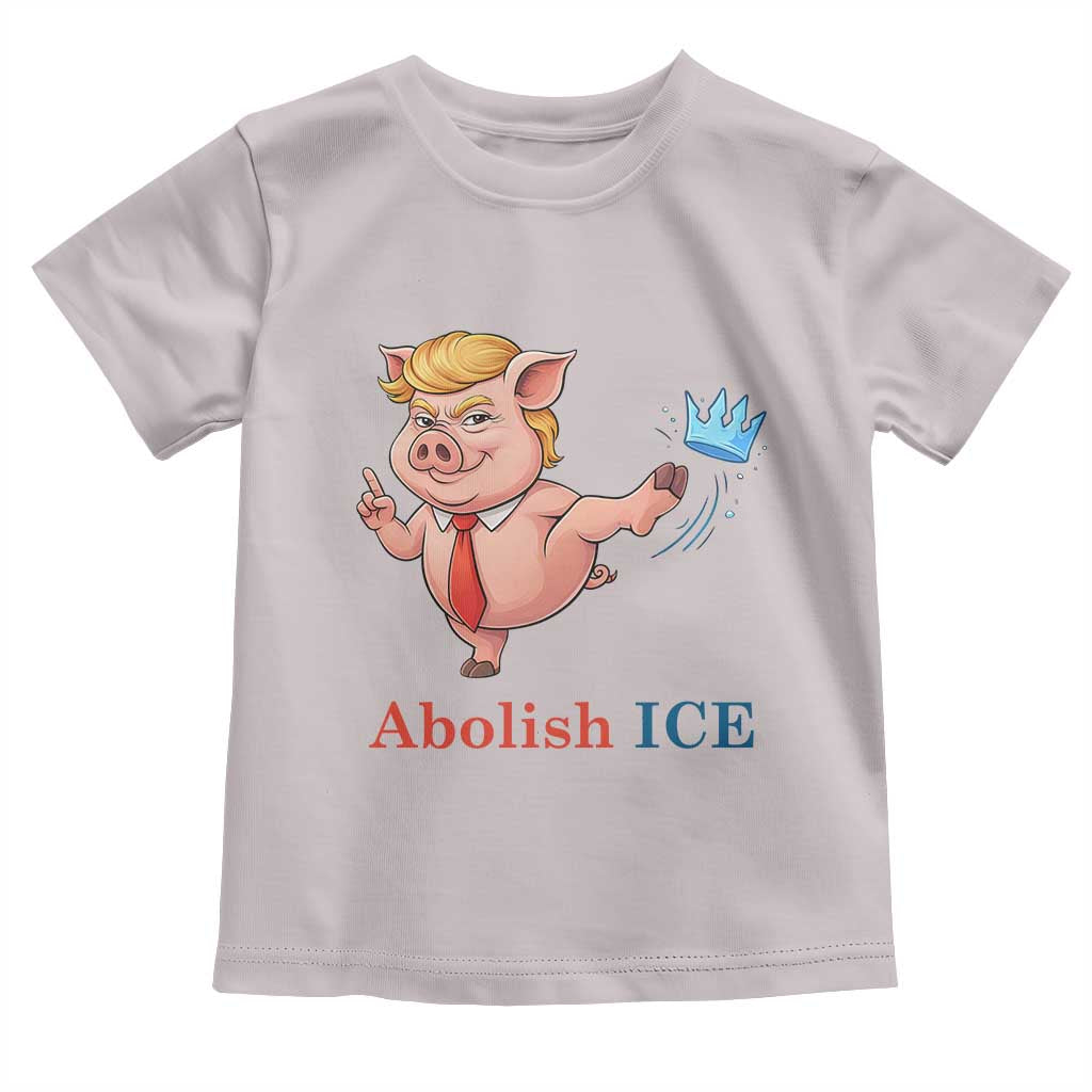 Protest Pig Kicking Icy Crown Toddler T Shirt Political Humor Gift