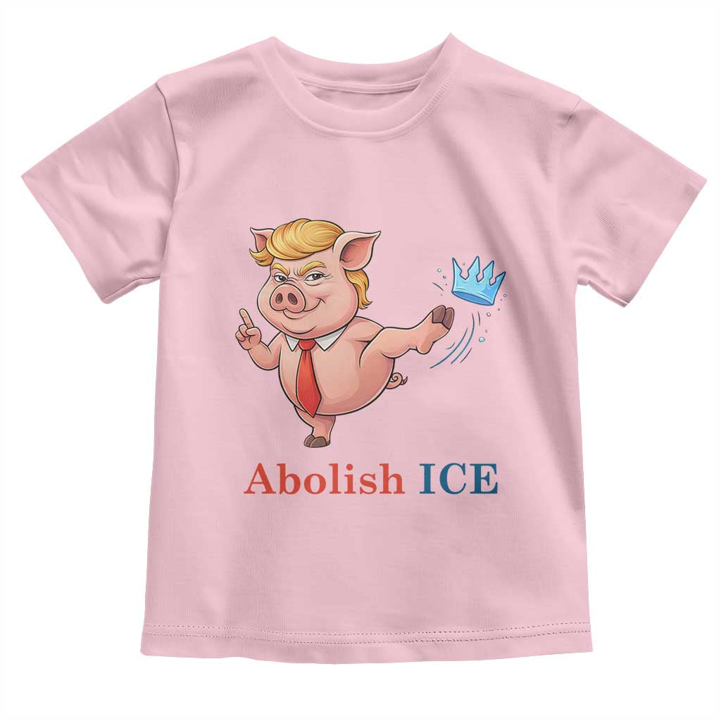 Protest Pig Kicking Icy Crown Toddler T Shirt Political Humor Gift
