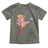 Protest Pig Kicking Icy Crown Toddler T Shirt Political Humor Gift