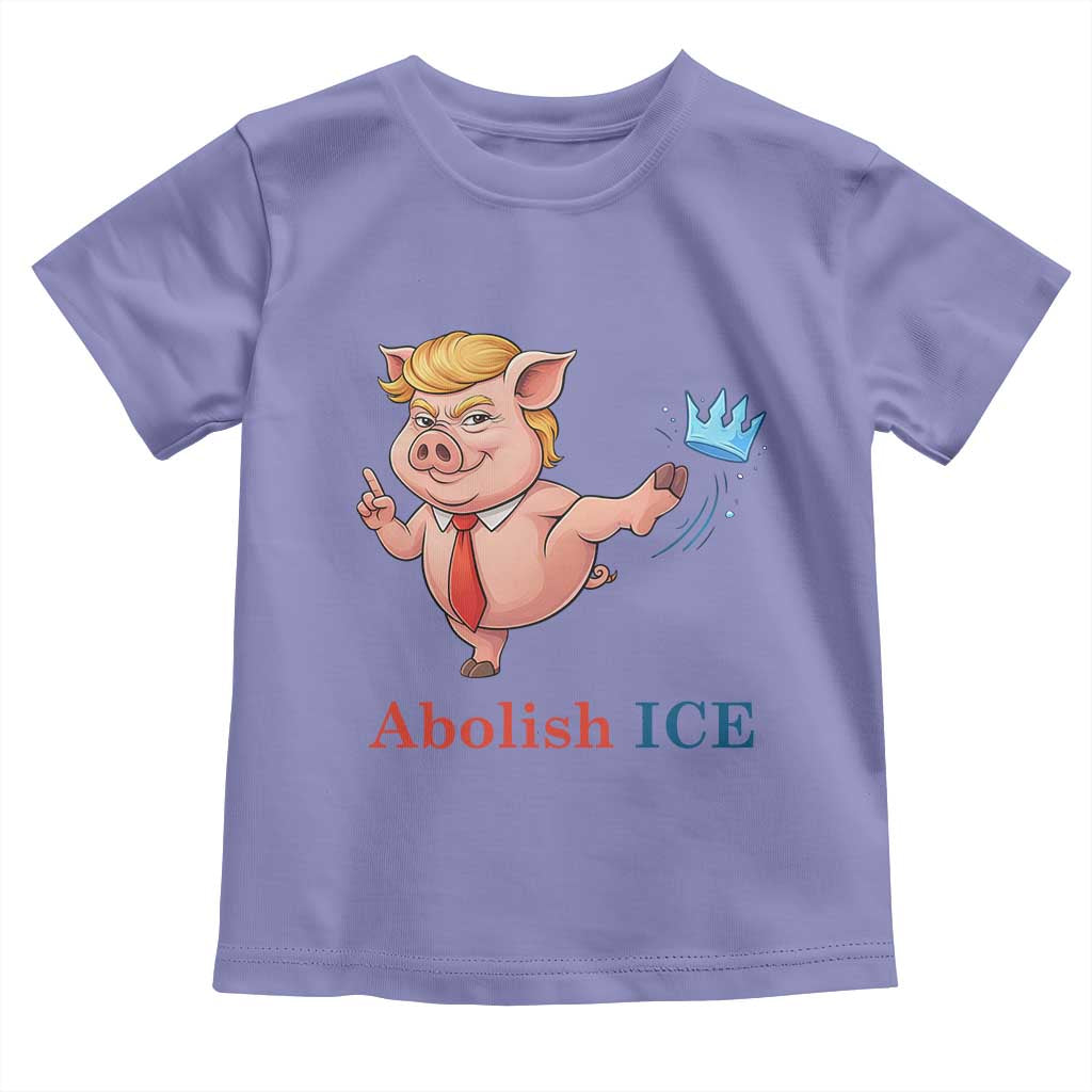 Protest Pig Kicking Icy Crown Toddler T Shirt Political Humor Gift
